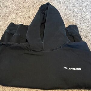 TALENTLESS Classic Black Hoodie